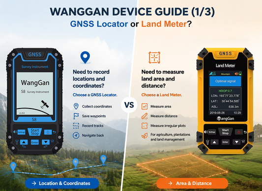 Wanggan Device Buying Guide (1/3): Land Meter or GNSS Locator? How to Choose the Right Device for Your Work