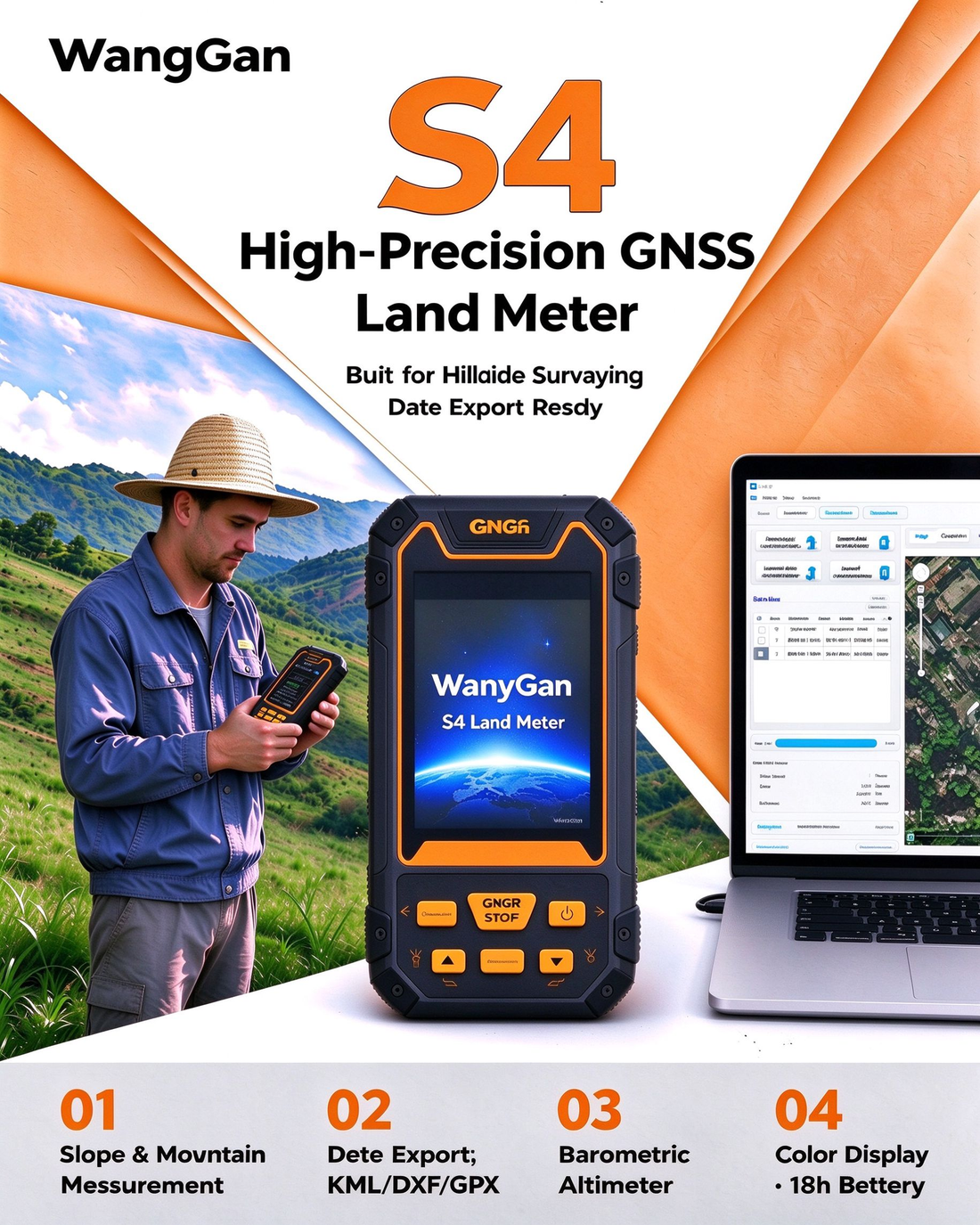 Calculating hillside areas with flat‑plane projection won’t give you the real surface area ⛰️❗