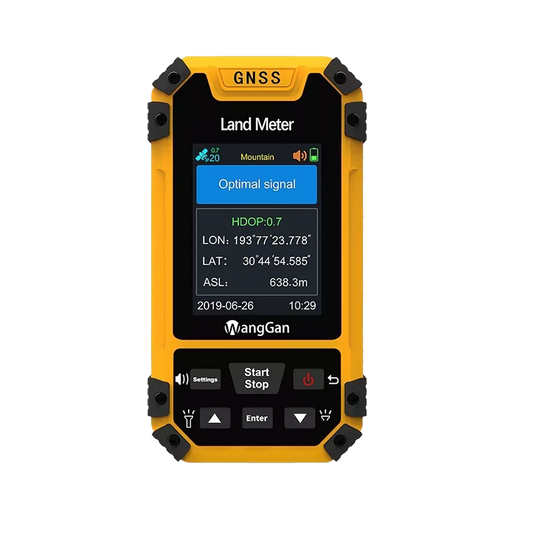 Handheld GNSS Survey Equipment High Accuracy Land Meter s4 Yellow