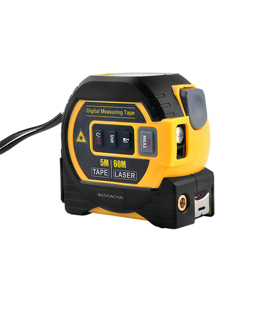 3 in 1 Laser Rangefinder Laser Meter 5m Tape Measure 60m laser