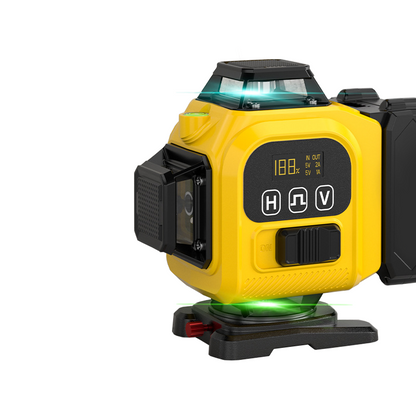 16 Lines 4D Laser Level 360° Self Leveling Four Color Laser