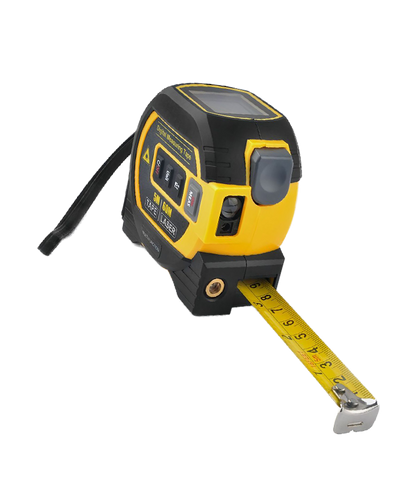 3 in 1 Laser Rangefinder Laser Meter 5m Tape Measure 60m laser